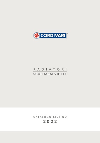 cordivari - catalistino scaldasalviette